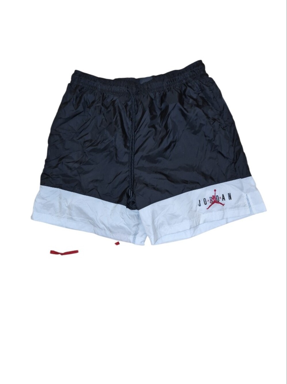 Jordan Men’s Black & White Essential Woven Athletic Shorts